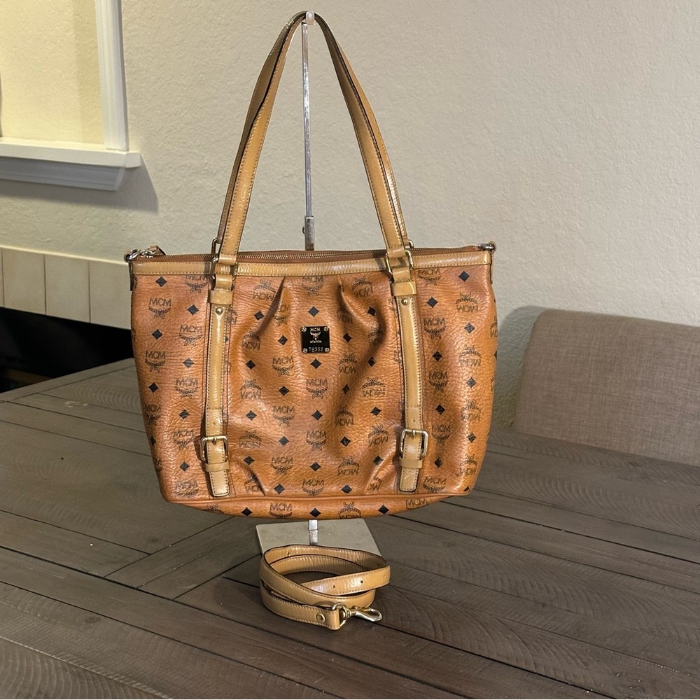 MCM Tan Crossbody Bag
